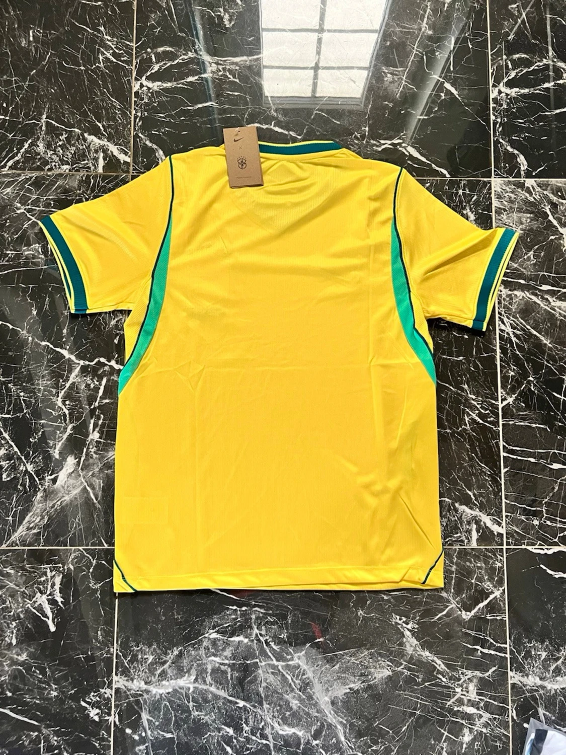 Brasilien fotbollströja Nike gul - 4