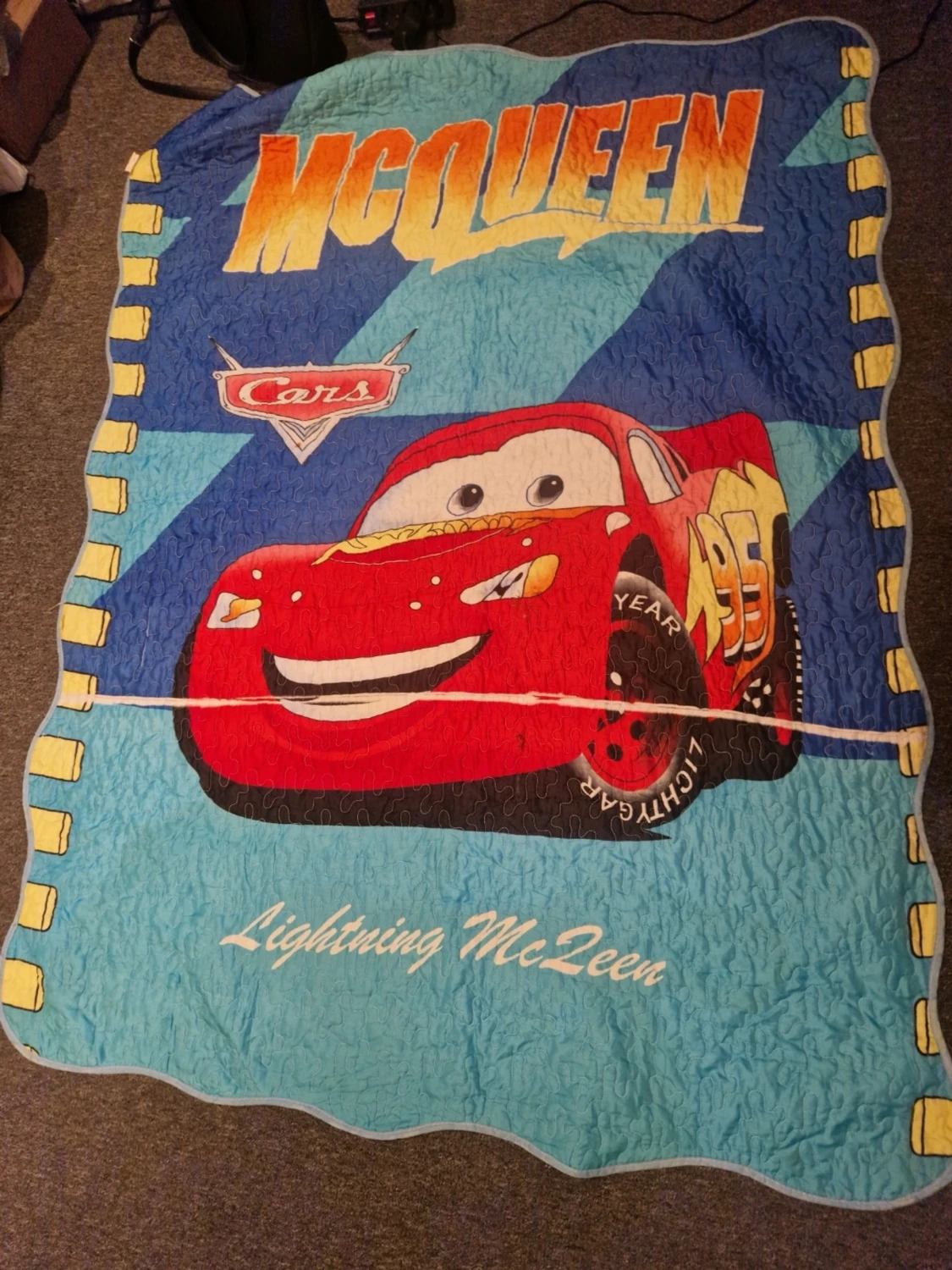 Överkast med Lightning McQueen Cars - 1