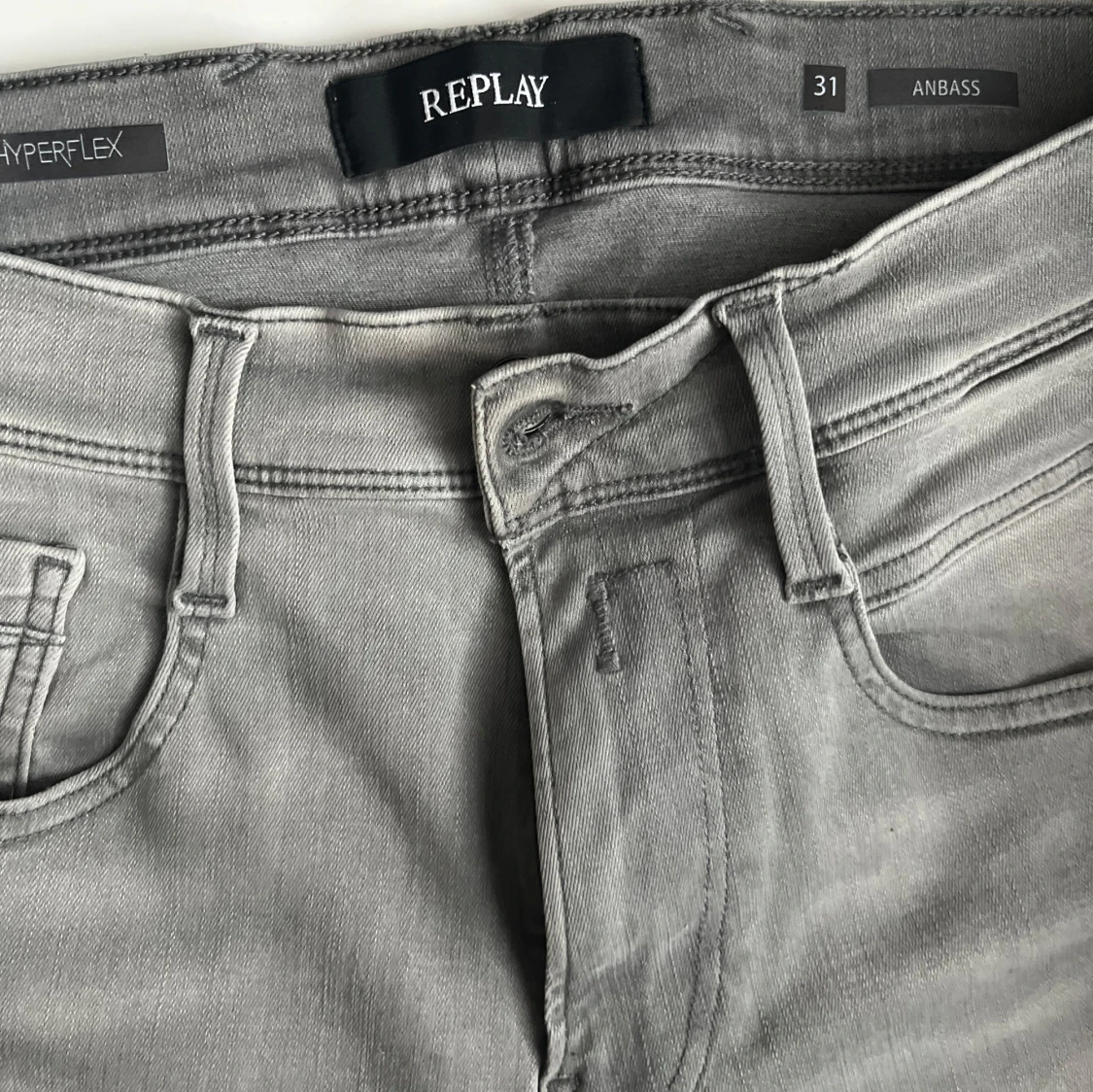 Replay Anbass Hyperflex grå jeans W31 L32 - 2