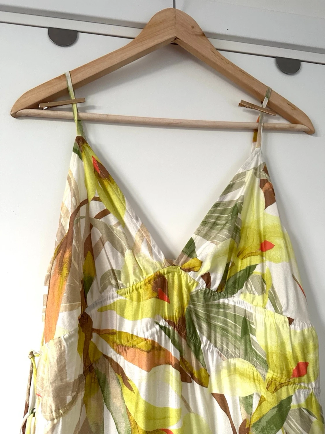 H&M - Lång blommig sommarklänning - storlek S - 2
