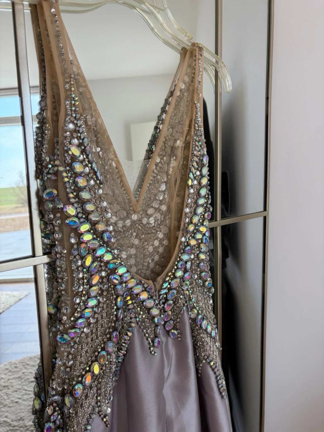 Jovani FestKlänning  med paljetter och stenar - 4