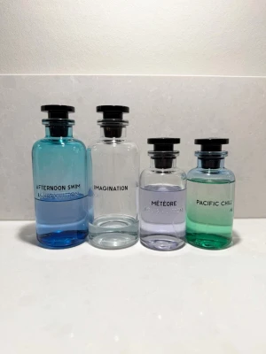 LV Splittar/samples/parfymprover/parfym - ❗️LV SPLITTAR TILL FINT PRIS❗️ Hej! Splittar dessa LV Imagination, LV Afternoon Swim, LV Meteore och LV Pacific Chill☺️  Storlekar:  2/3/5/10/30ml  Priser: 69kr / 99kr / 155kr / 299kr / 849kr   Bjuder på portot vid köp av 3 eller fler 🙌  Filmar när jag postar📸  Porto tillkommer📬  Ha en bra dag☺️