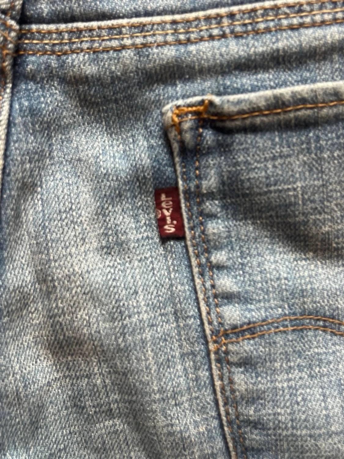 Blå jeansshorts från Levi’s - 5