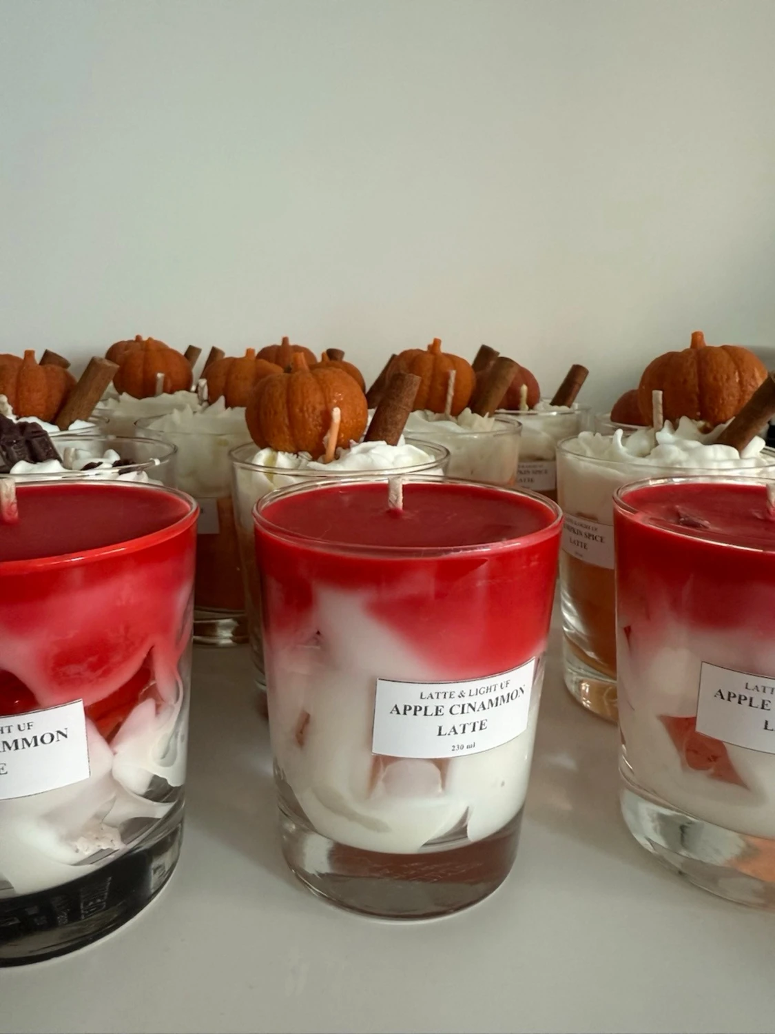 Apple Cinnamon Latte doftljus - 1