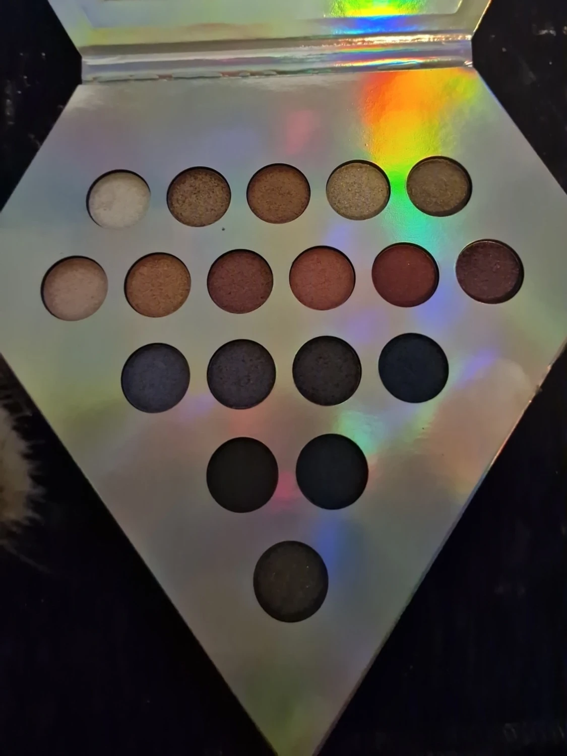 Diamantformad ögonskuggspalett - 1