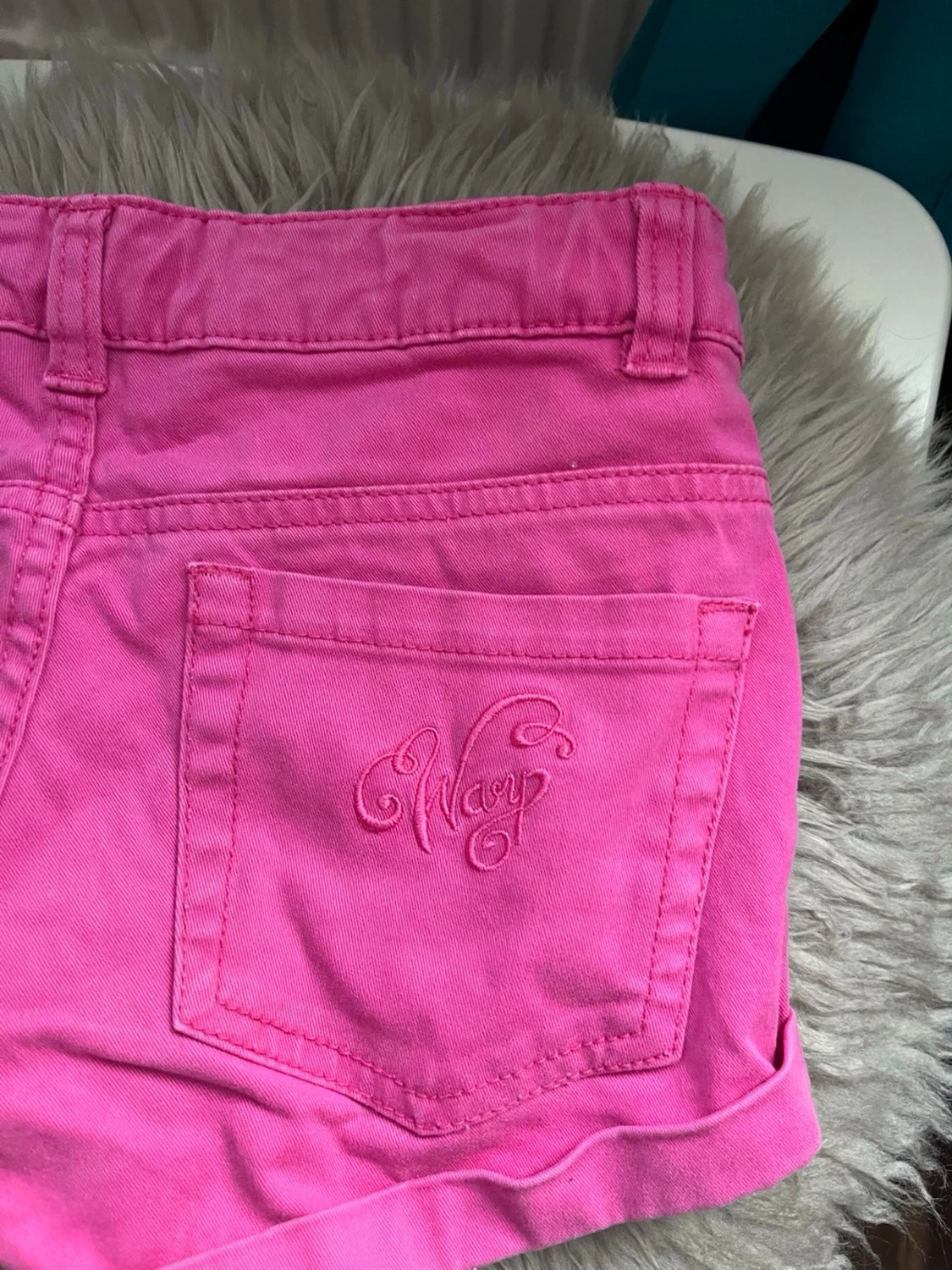 Rosa jeansshorts  - 3