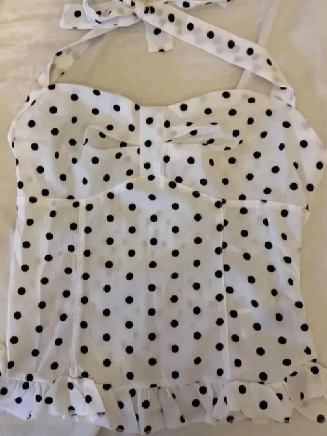 Prickig halterneck topp - 2