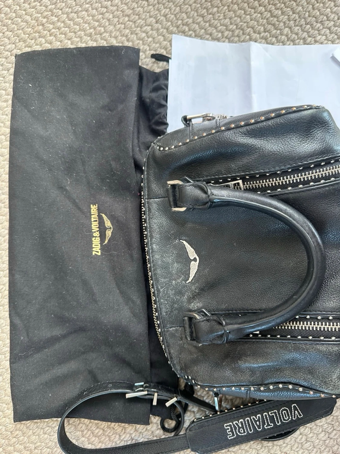Svart handväska Zadig & Voltaire - 4