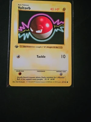 Voltorb #67 1st edition - Utmärkt Skick