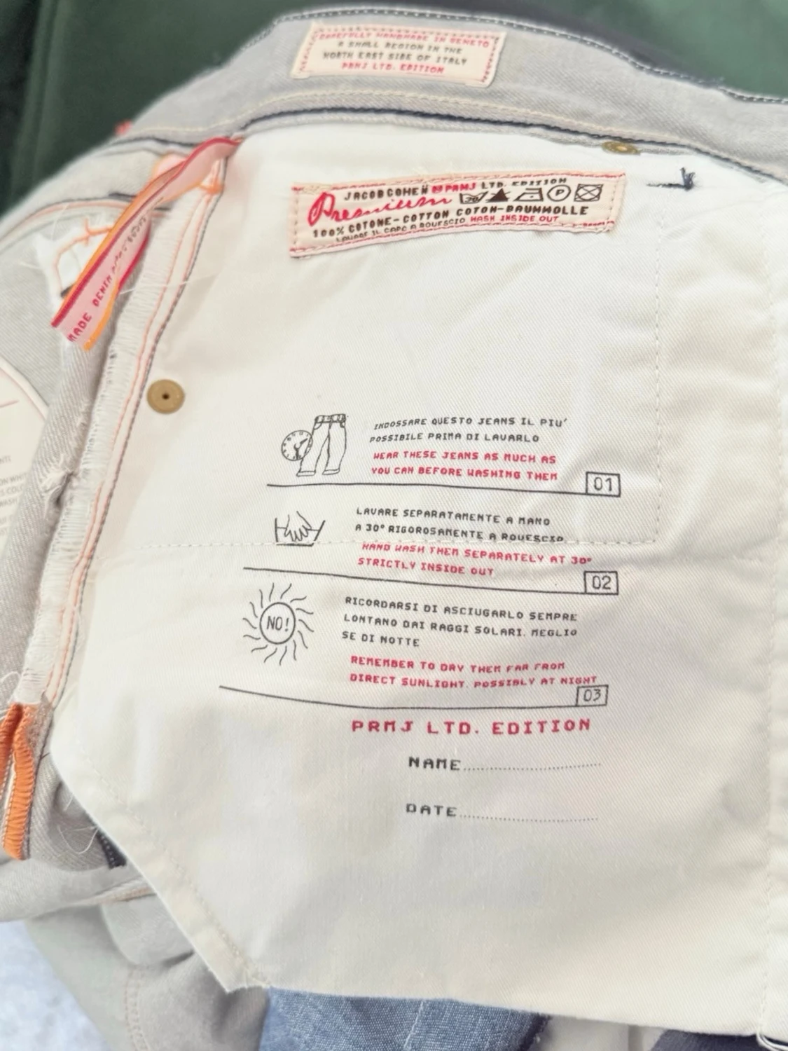 Jacob Cohen PRMS LTD Edition Jeans – Limited & Numrerade - 5