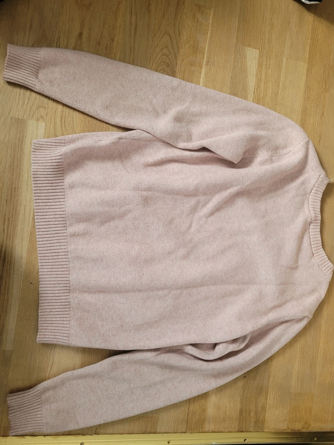 Ljusrosa stickad tröja från VILA