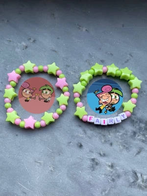 2 Armband  - Handgjorda armband inspirerat av Fairly odd parents💕