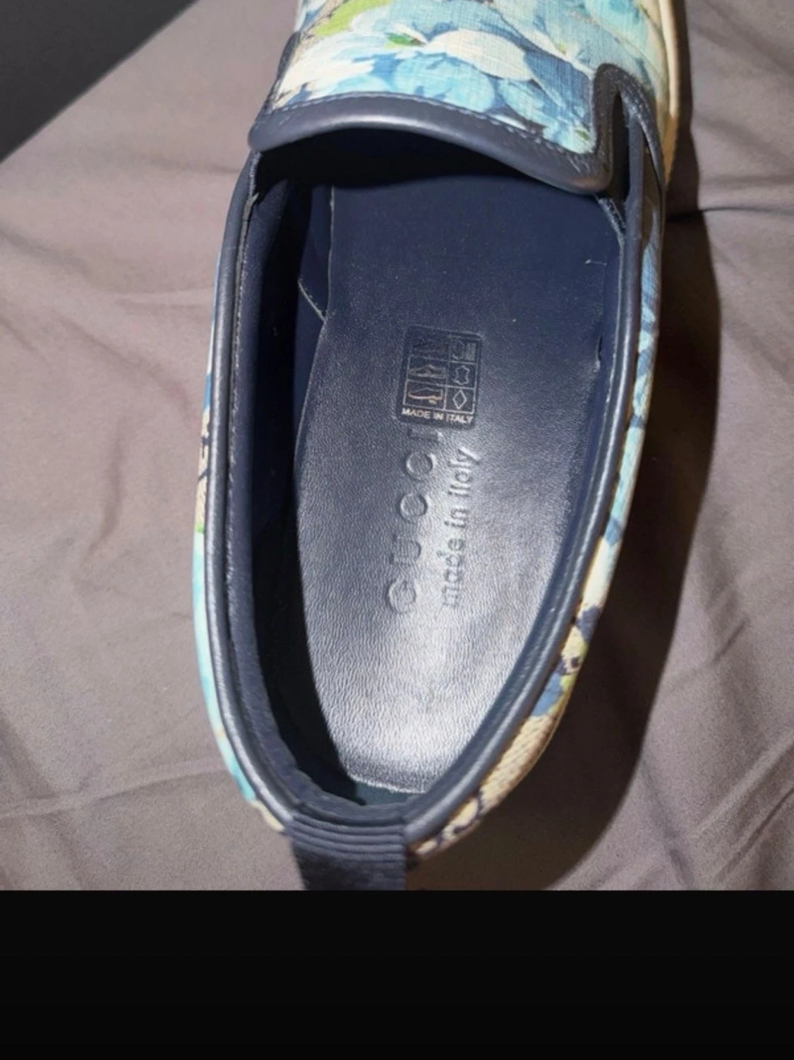 Gucci slip-on sneakers med blommor - 1