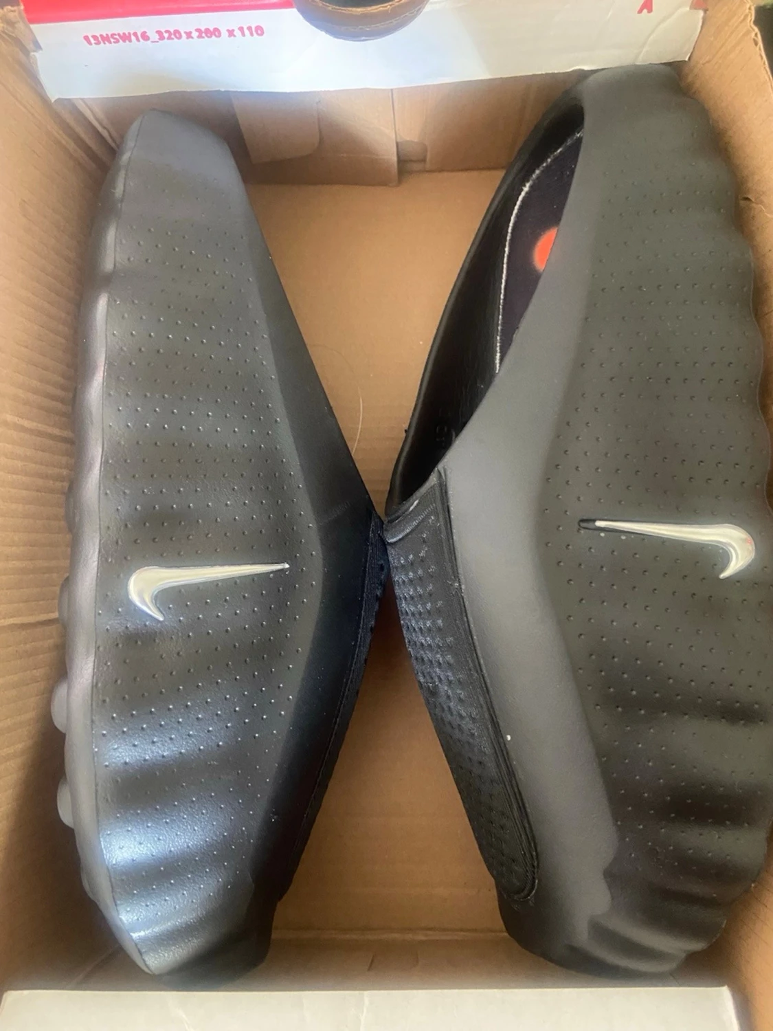 Svarta Nike Mind tofflor - 1