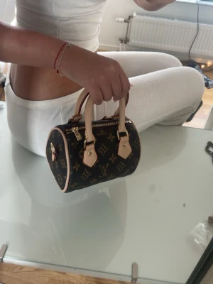Speedy bag - Säljer en mini Speedy Nan handväska i  brunt o beige.  