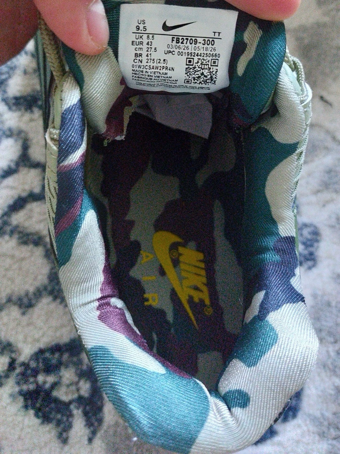 Nike Air Max 95 Corteiz Olive Grön Skor - 4