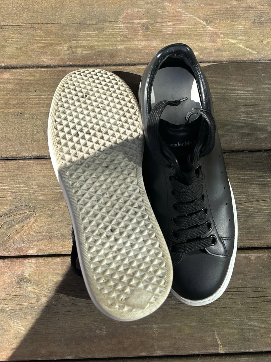 Svarta Alexander McQueen sneakers - 3