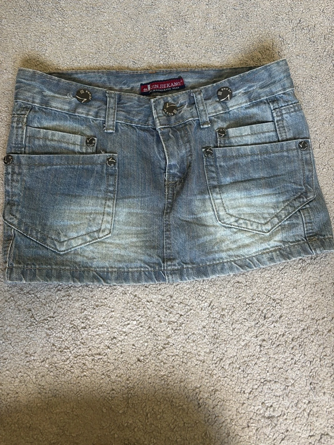 jeanskjol i S