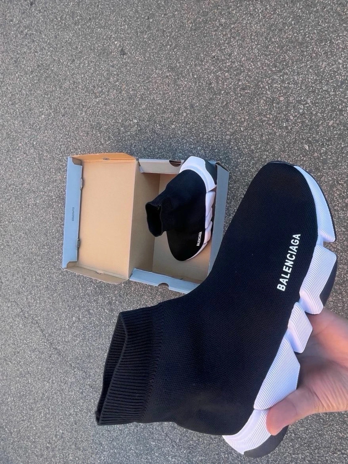 Balenciaga Speed Trainer svarta sneakers - 3