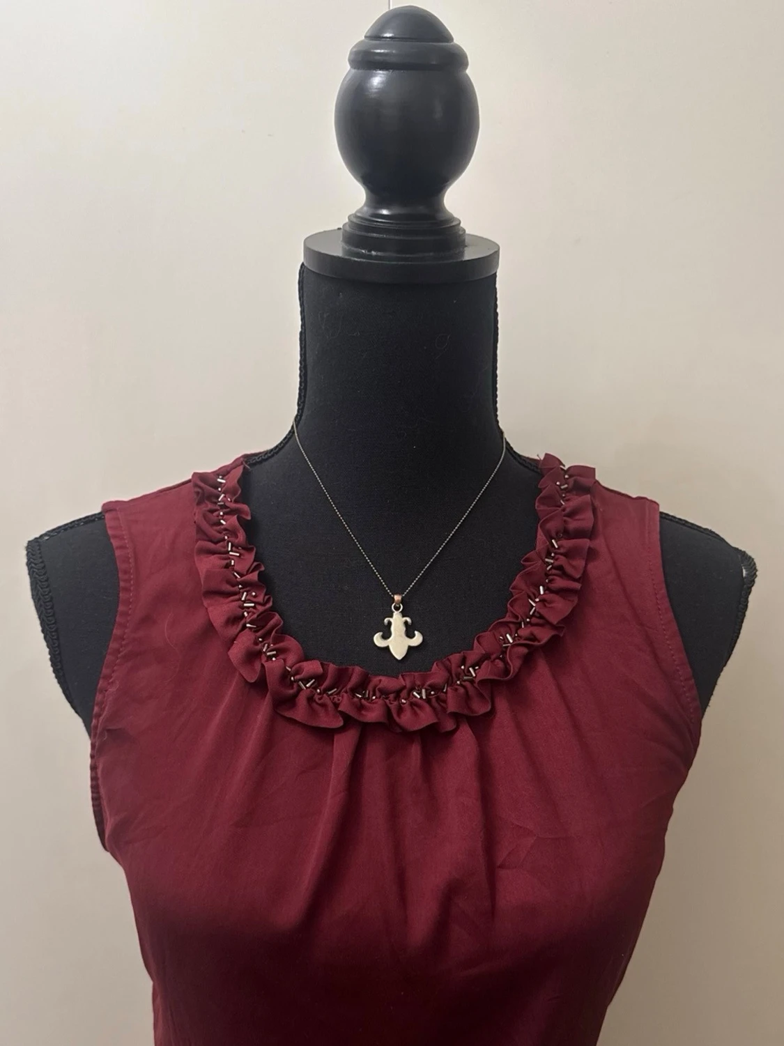 Vinröd festtopp - 1