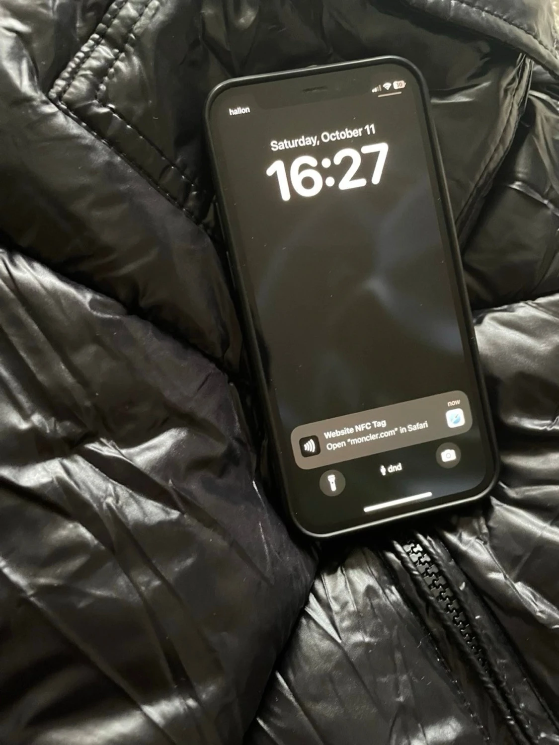 Svart moncler puffer jacka - 5