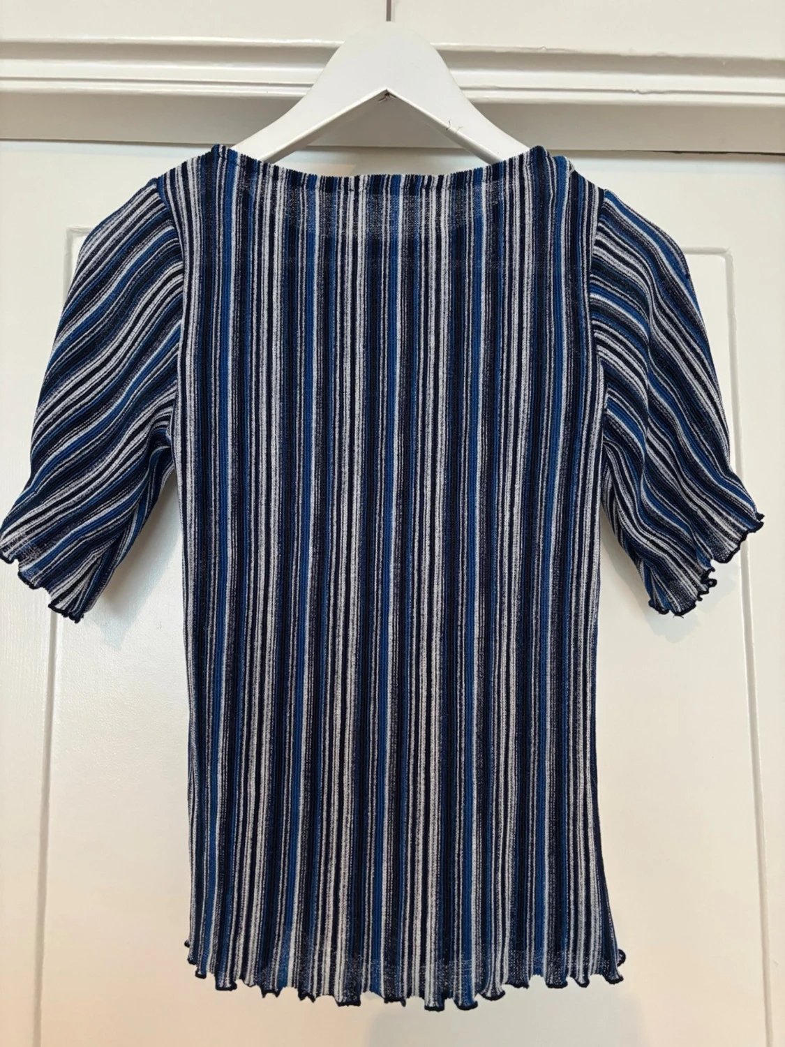 Randig blå topp - 1