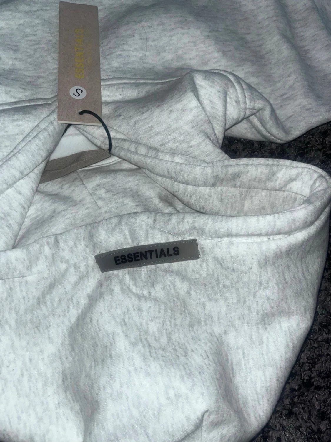 Grå Essentials Fear of God hoodie - 2