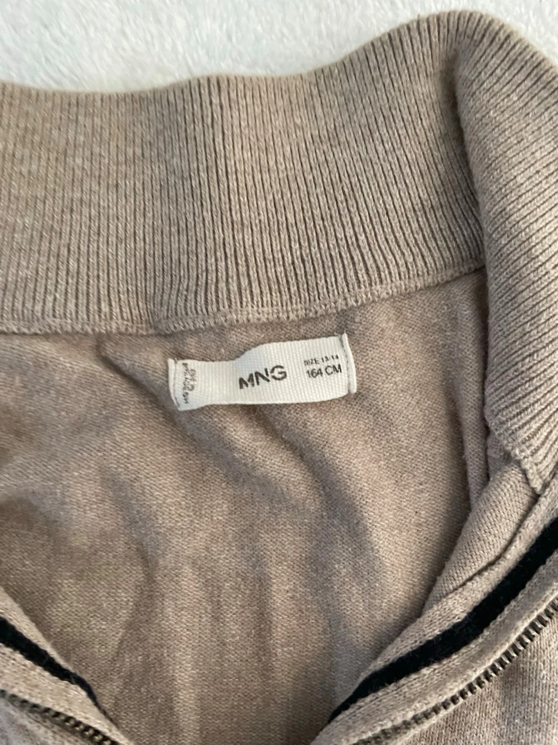 Beige halvzip tröja från MNG - 1