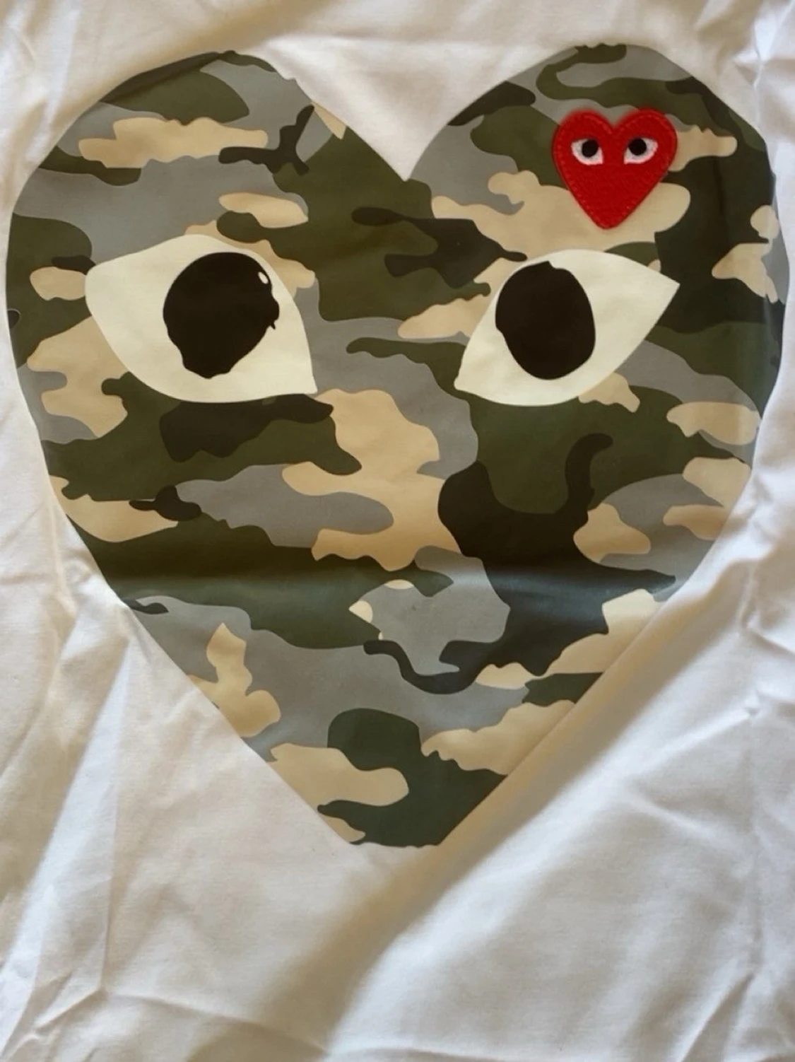 Vit Comme des Garçons Play t-shirt - 1