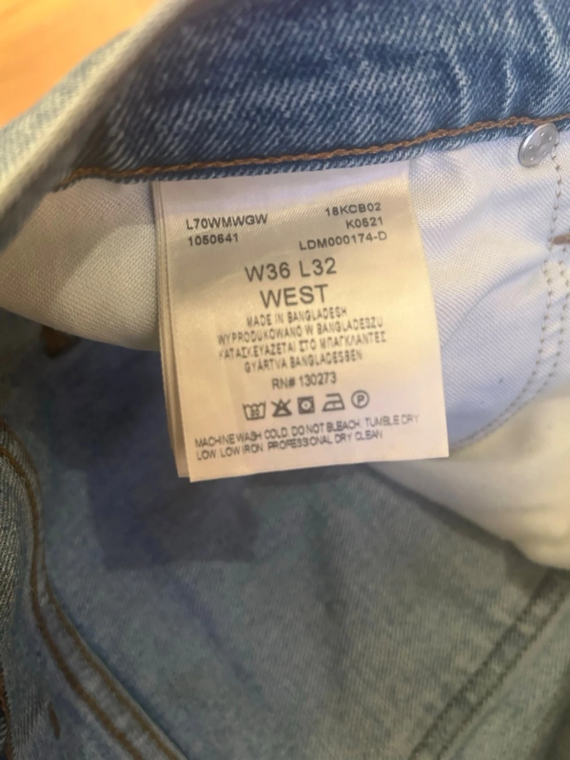 Klassiska raka blå jeans från Lee - 5