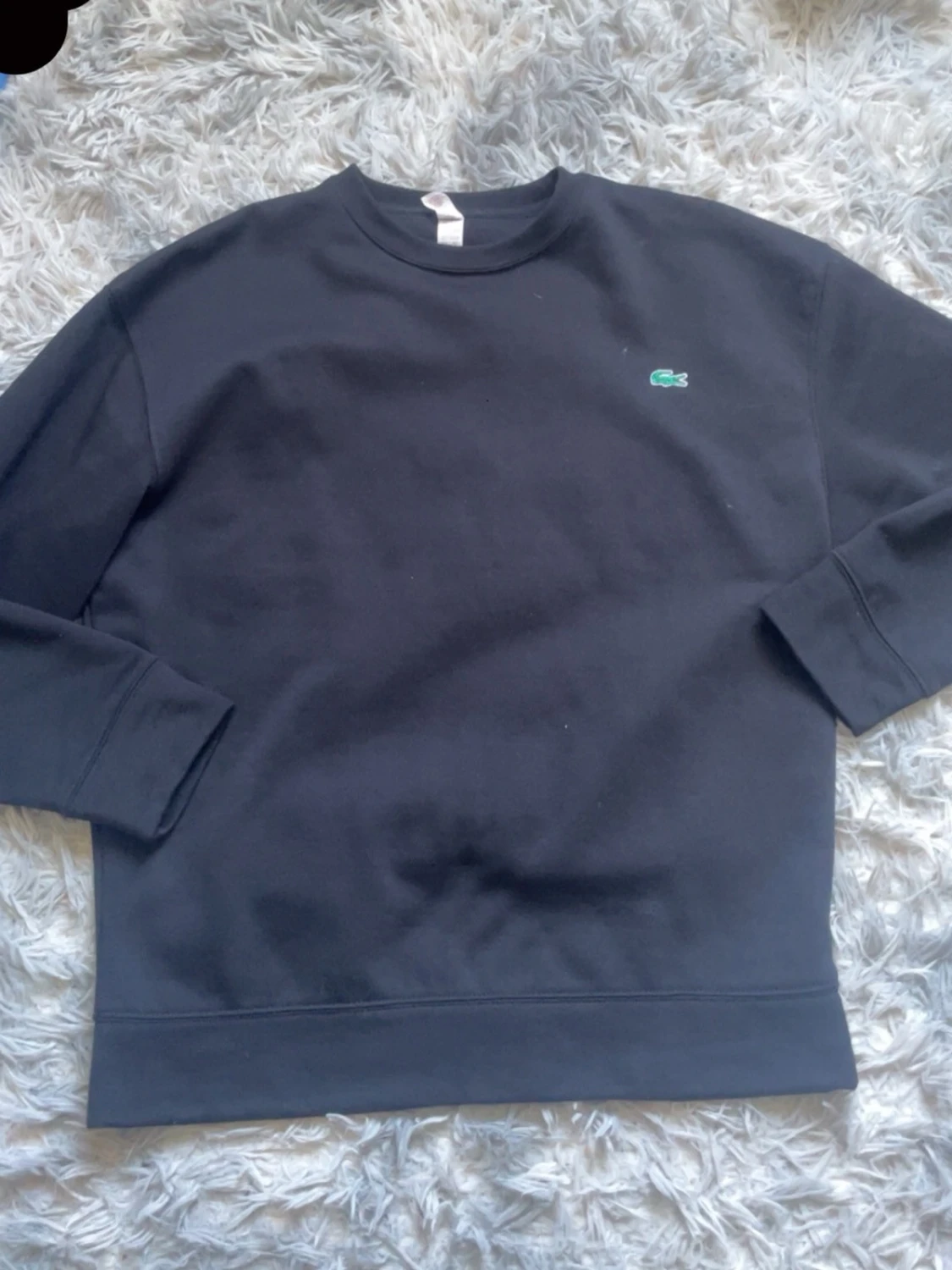 Svart sweatshirt från Lacoste