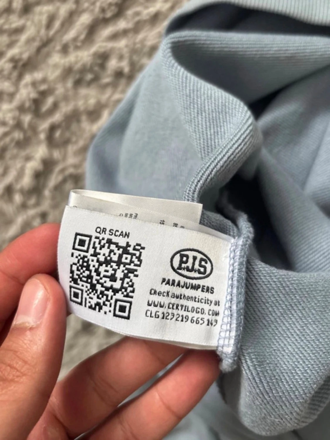 Ljusblå sweatshirt från Parajumpers - 4