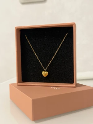 Guldigt hjärthalsband från Edblad - Guld halsband ifrån Edblad, är helt nytt då jag fick som julklapp av jobbet!