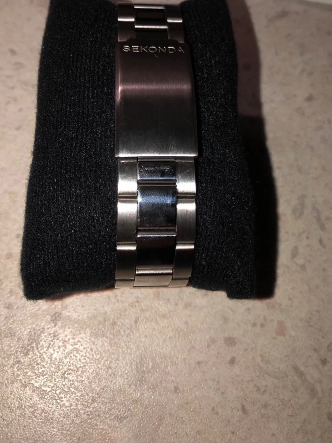 Sekonda silverfärgad klocka - 1