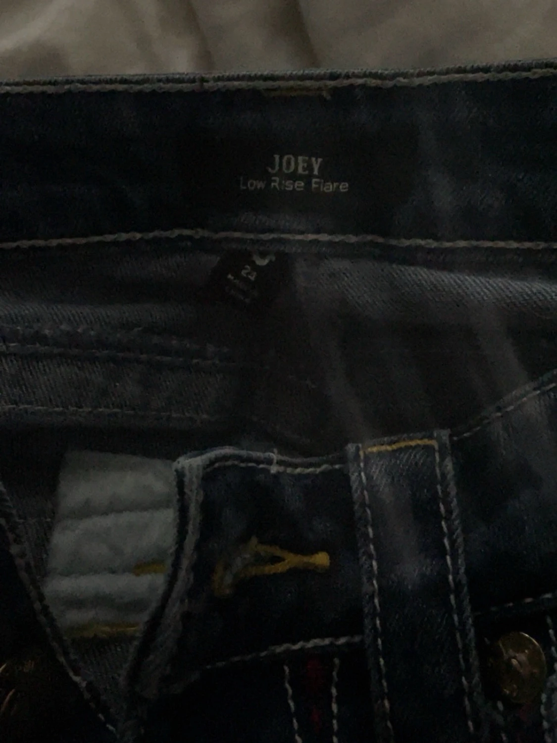 True Religion Joey Low Rise Flare Jeans - 1