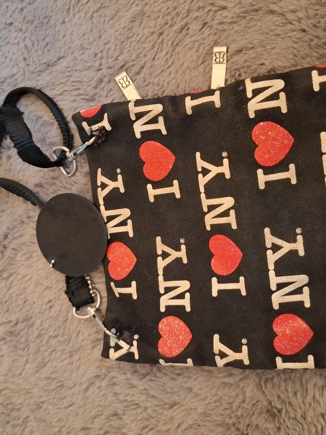 I Love NY svart axelväska - 1