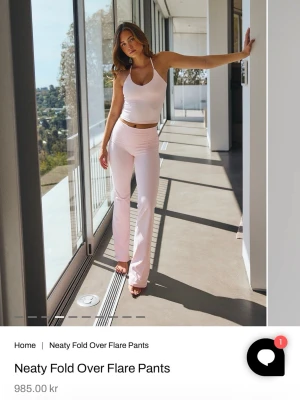 Exercere yoga pants  - Exercere fold over yoga pants i ljusrosa🩷Storlek S tall använda max 3 gånger. Nypris 985, mitt pris 700! 