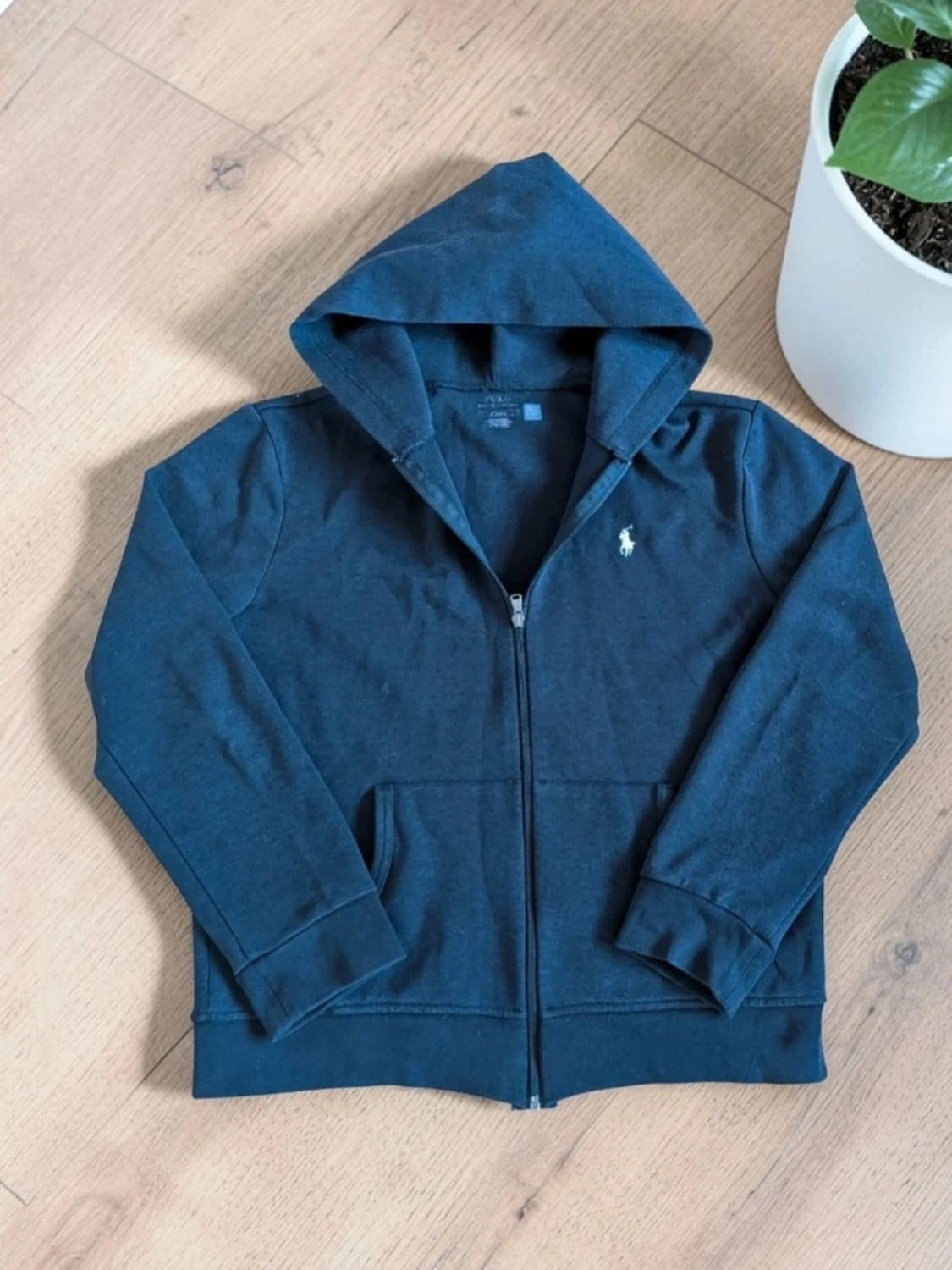 Svart Ralph Lauren zip hoodie - 1