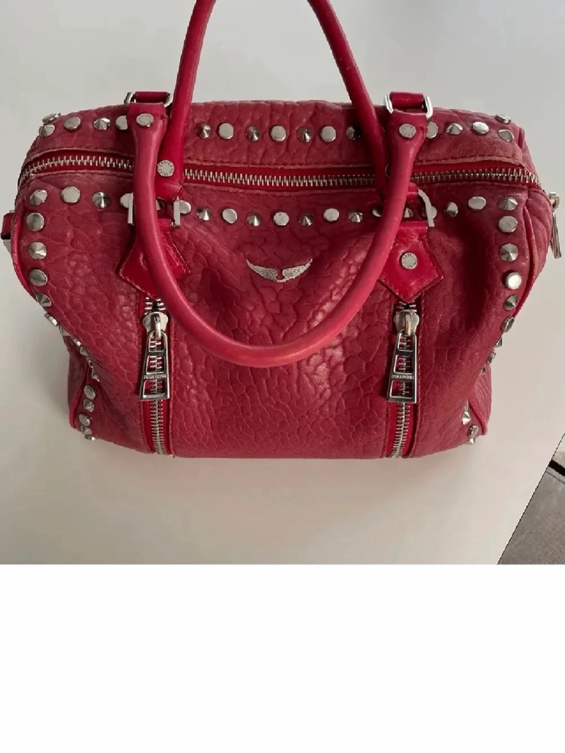 Röd handväska Zadig&Volitare 