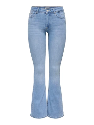 Bootcut jeans - ONLBLUSH MEDELHÖG MIDJA UTSVÄNGD PASSFORM JEANS! Stretchiga jeans i storlek xs längd 32 (regular)