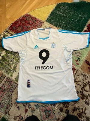 Vit Marseille fotbollströja Adidas - Marseille hemmatröja 2003/2004