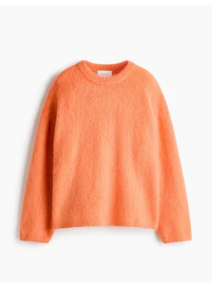 SÖKER HM orange stickad tröja - SÖKER Orange mohair tröja.