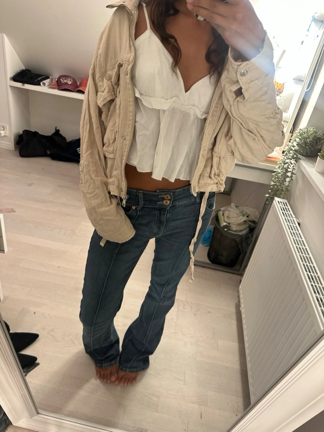 Beige vår jacka  - 5