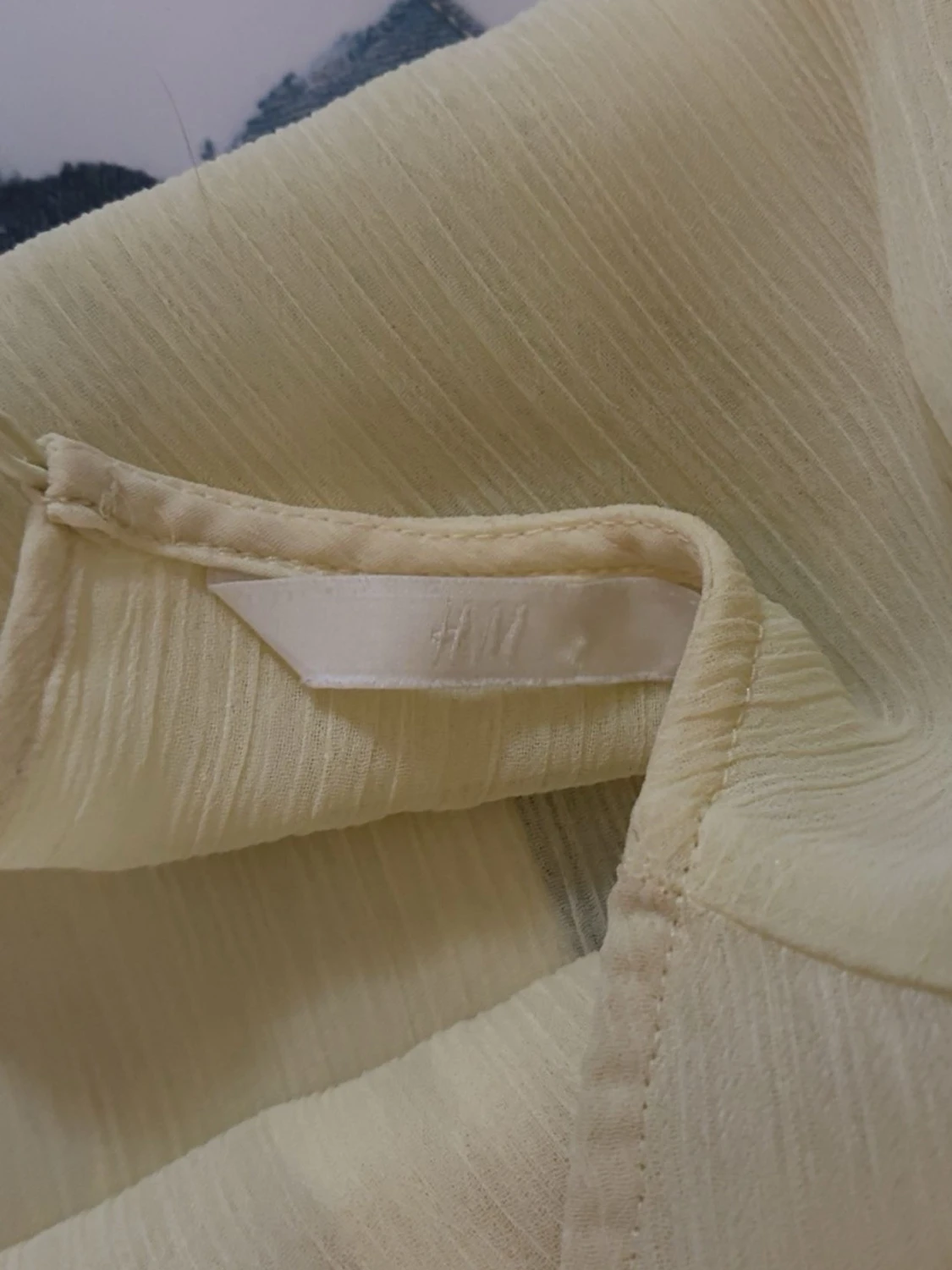 Gul volangblus of shoulder - 5