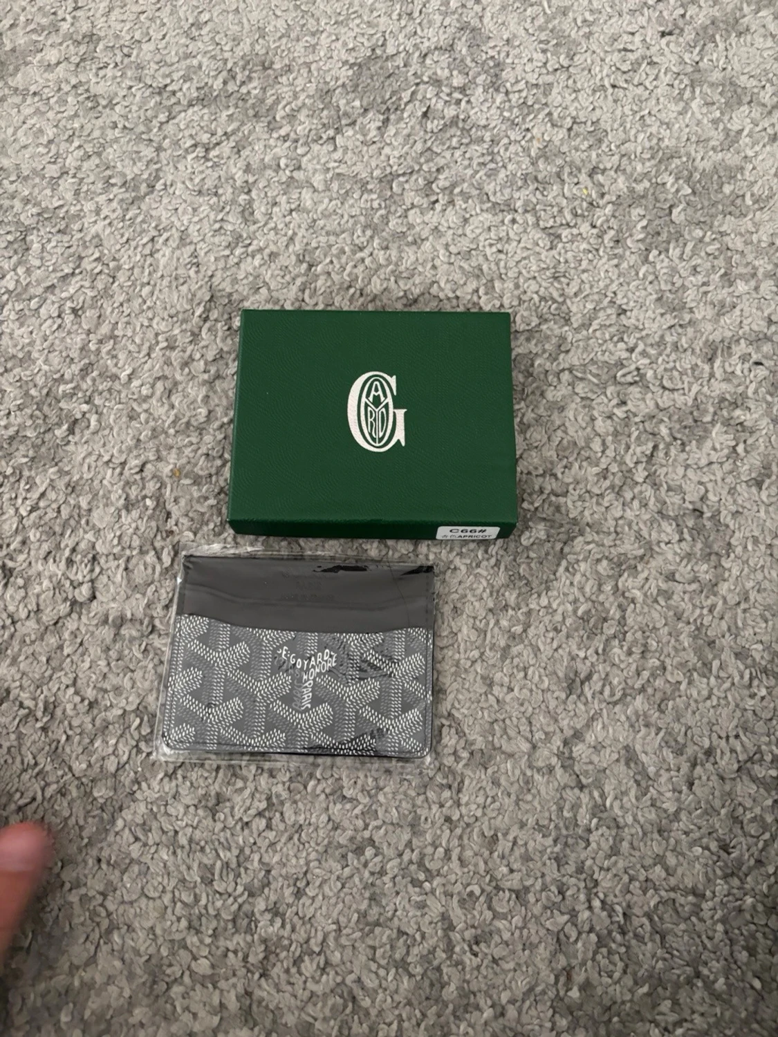 Svart goyard plånbok 