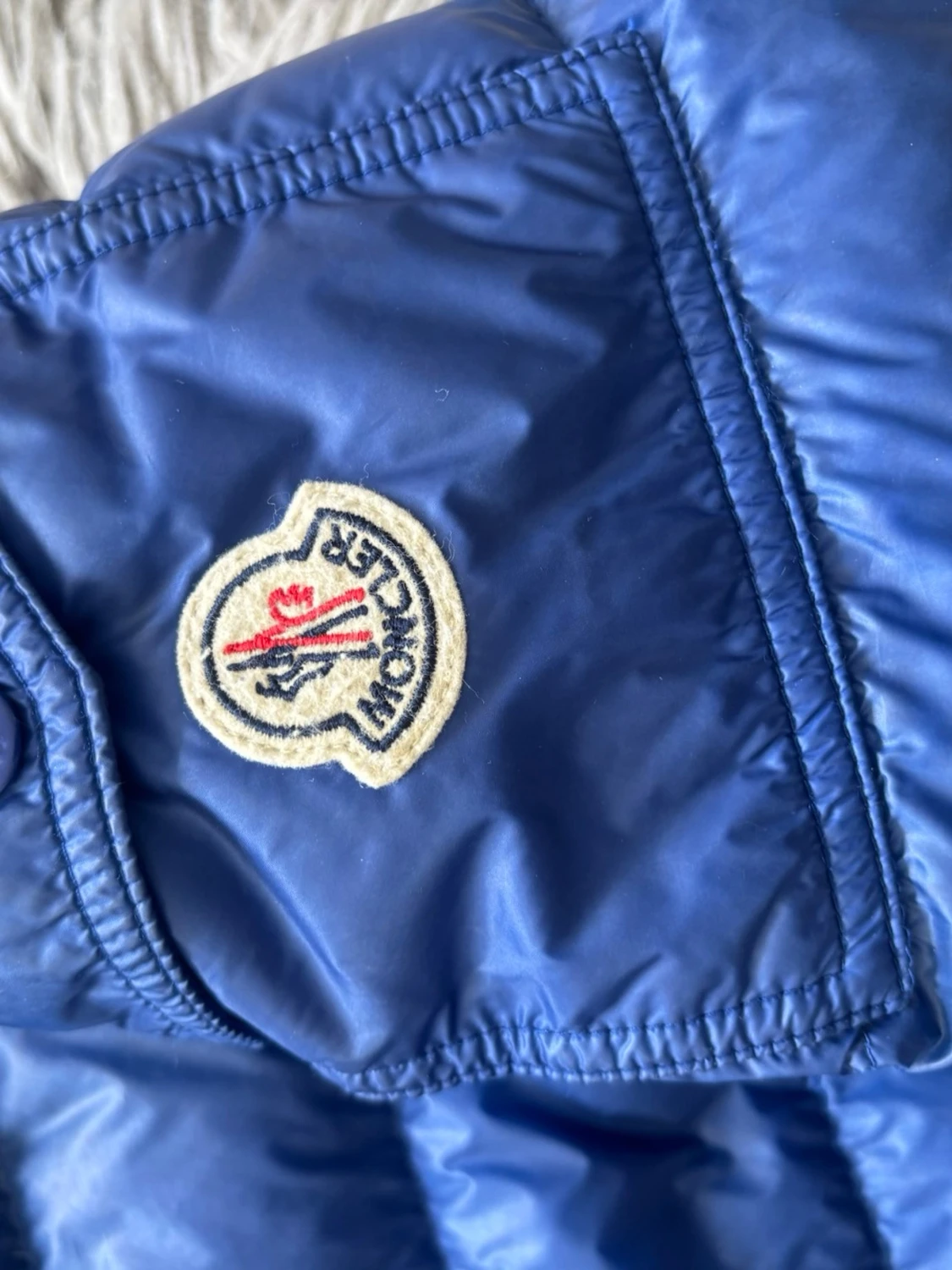 Moncler Agay Blå dunjacka (M) - 4