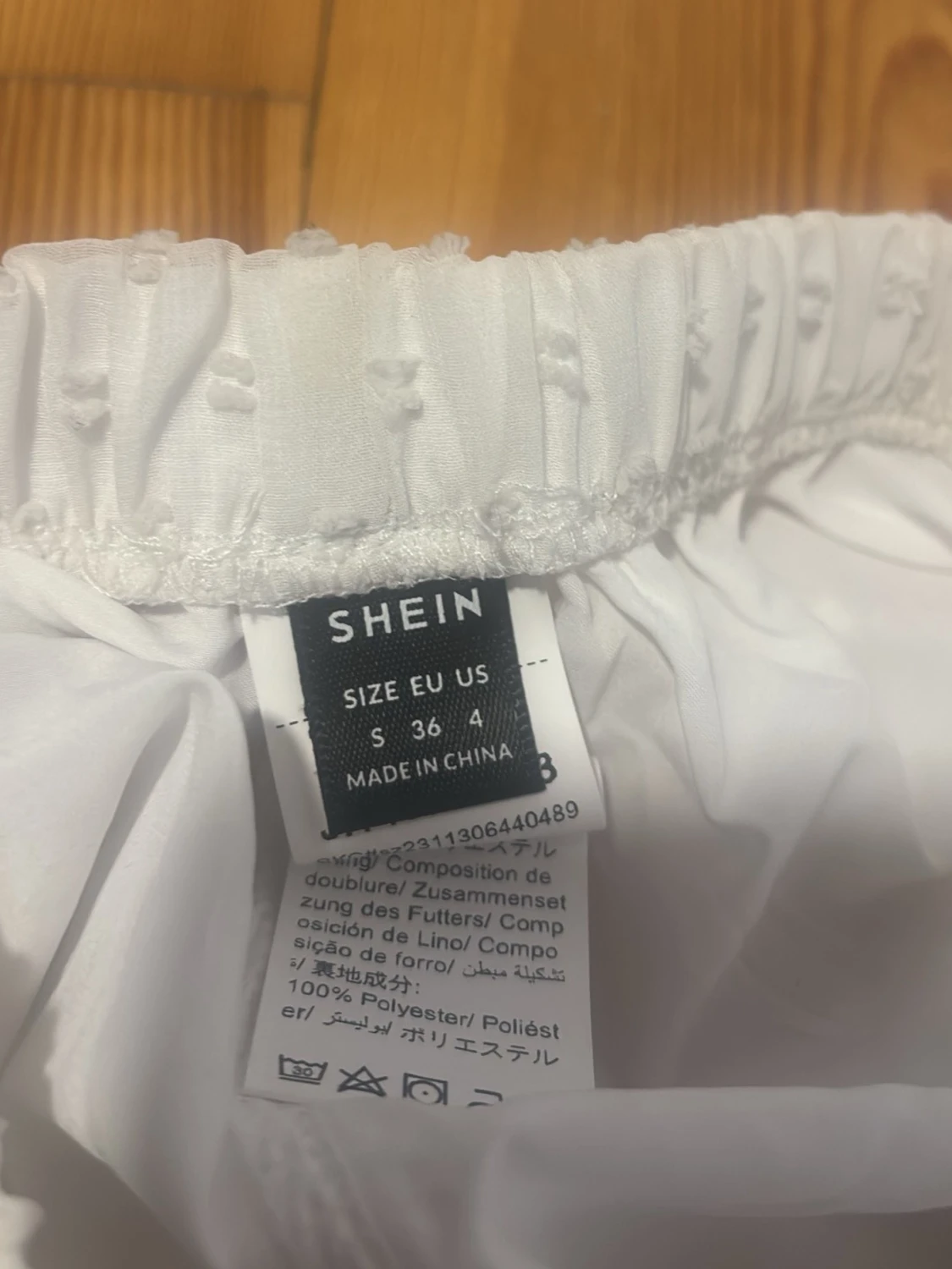 Vit volangkjol från SHEIN - 1