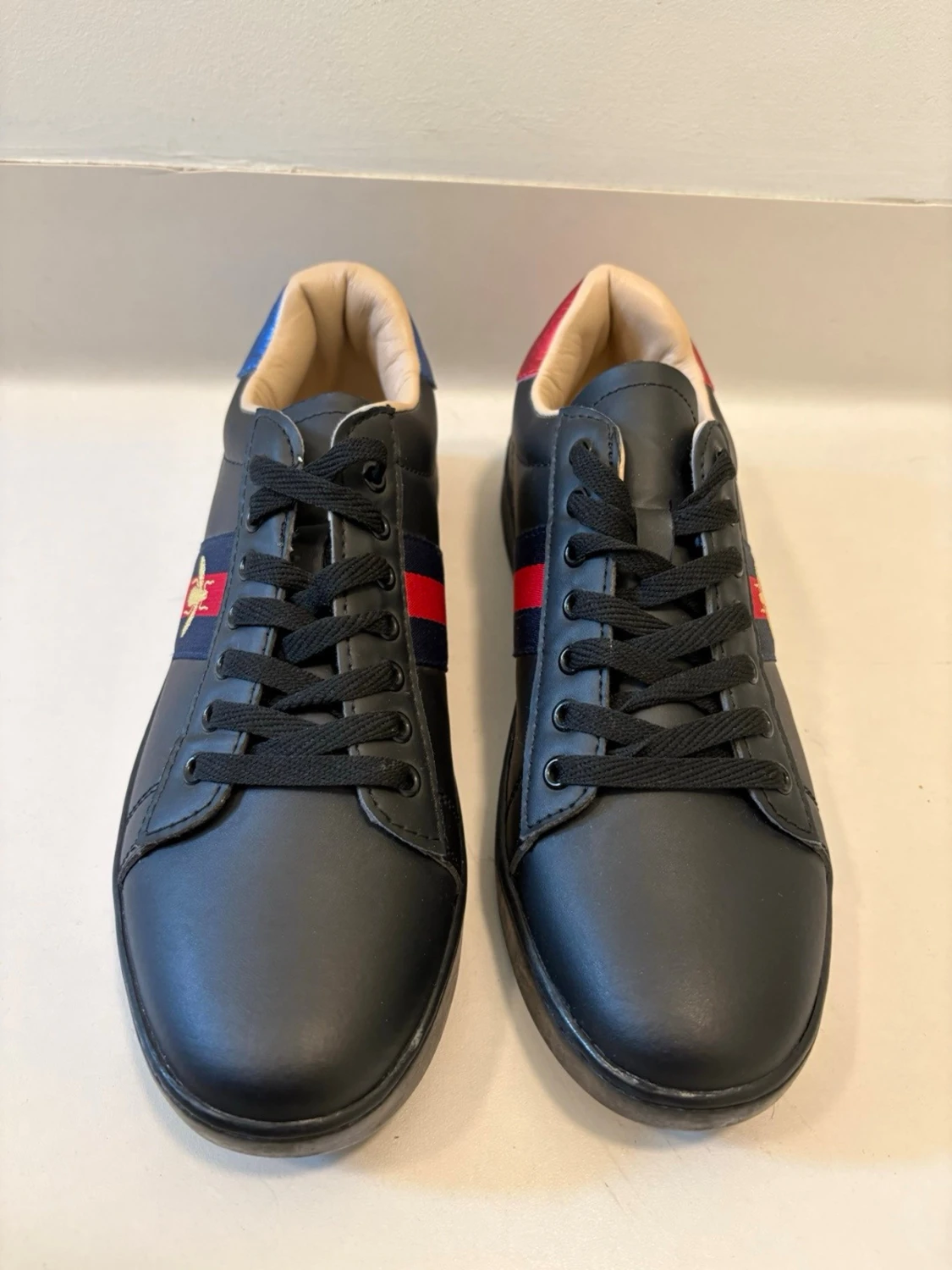 Svarta Gucci ace skor - 4