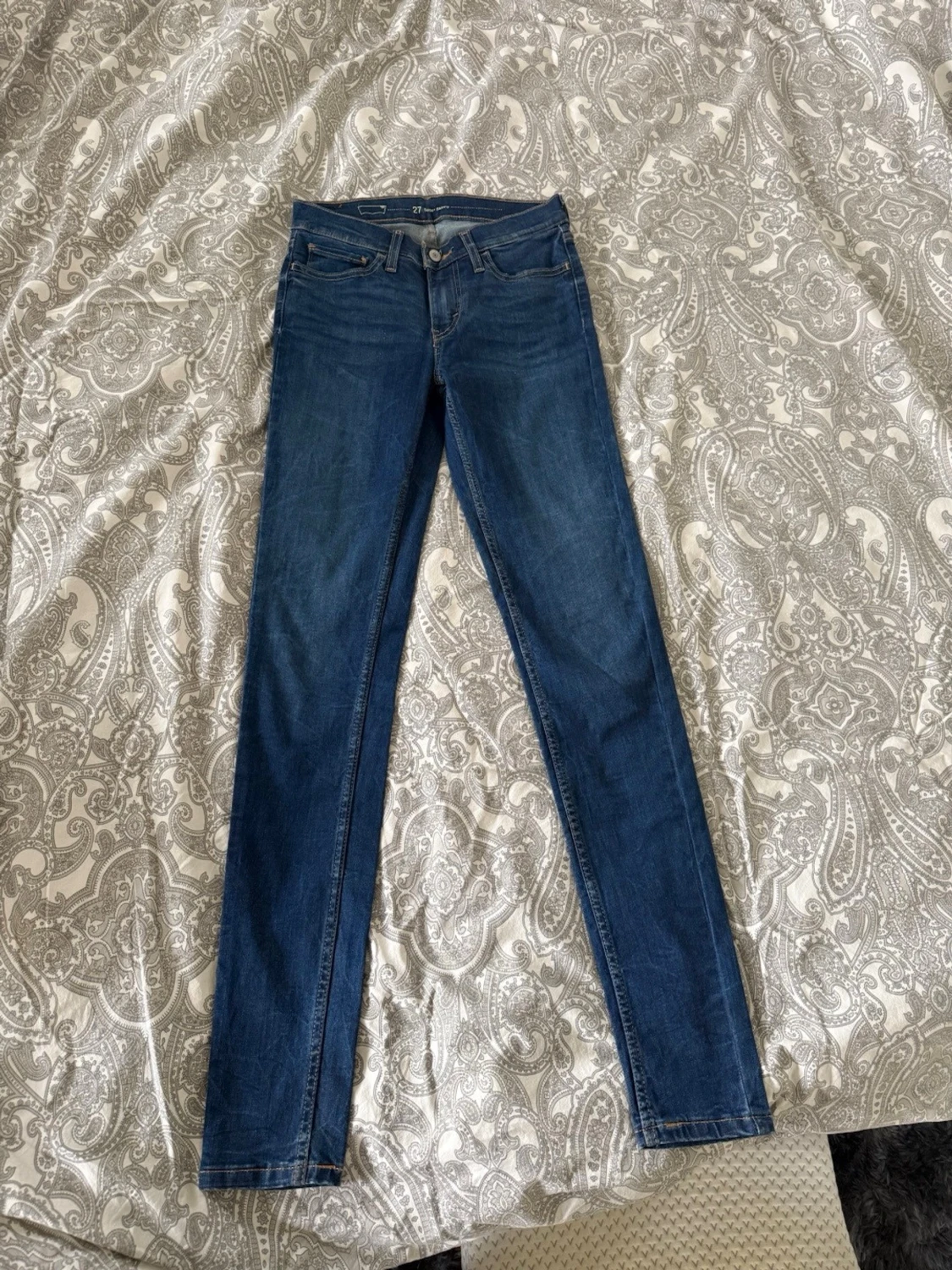 Blå super skinny jeans från Levis