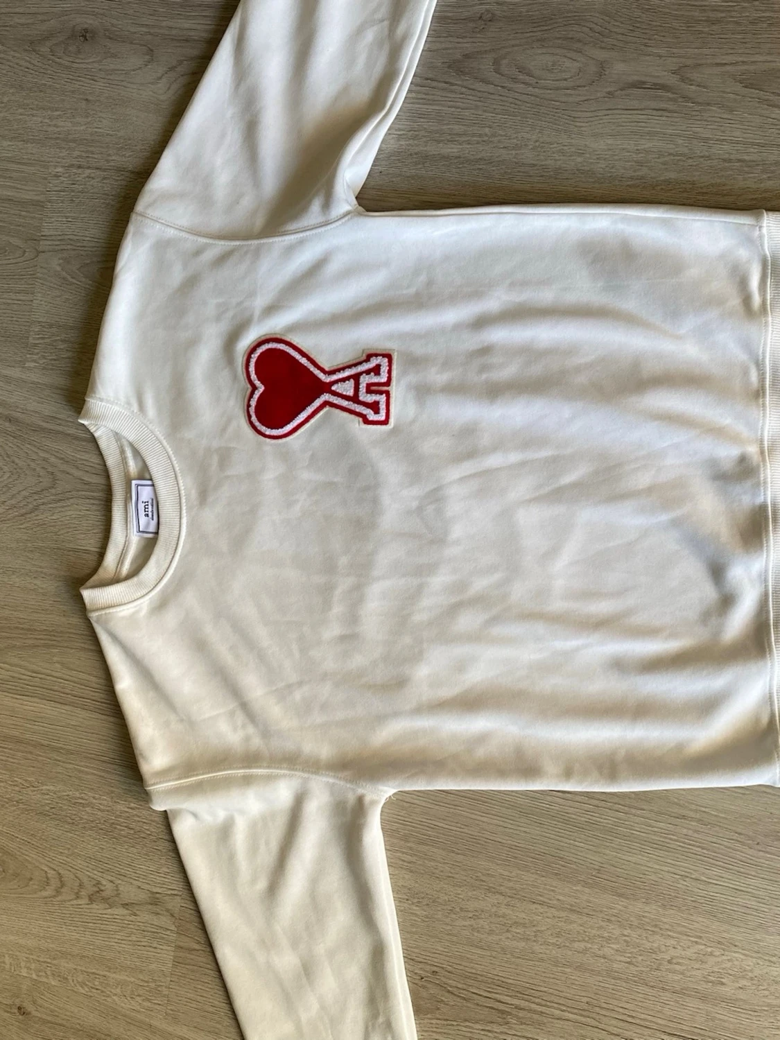 Vit sweatshirt från Ami Paris